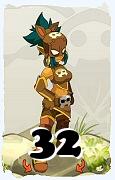 Um personagem do jogo Dofus, Roublard-Ar, de nivel 32