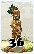 Um personagem do jogo Dofus, Roublard-Ar, de nivel 36