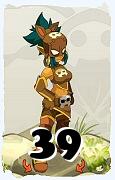 Um personagem do jogo Dofus, Iop-Ar, de nivel 39