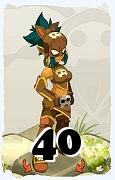 Um personagem do jogo Dofus, Roublard-Ar, de nivel 40