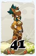 Un personnage du jeu Dofus, Roublard-Air, au niveau 41