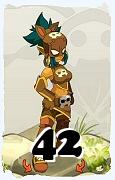 Um personagem do jogo Dofus, Roublard-Ar, de nivel 42