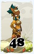 Un personnage du jeu Dofus, Roublard-Air, au niveau 48