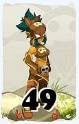 Un personnage du jeu Dofus, Osamodas-Air, au niveau 49