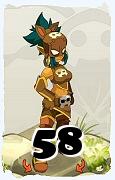 Um personagem do jogo Dofus, Roublard-Ar, de nivel 58