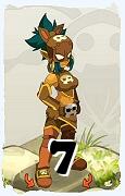 A Dofus character, Rogue-Air, by level 7