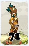 Um personagem do jogo Dofus, Roublard-Ar, de nivel 71