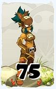 Um personagem do jogo Dofus, Roublard-Ar, de nivel 75