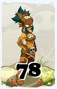 Un personnage du jeu Dofus, Roublard-Air, au niveau 78