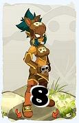 A Dofus character, Rogue-Air, by level 8