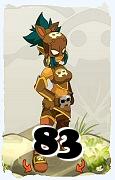 Um personagem do jogo Dofus, Cra-Ar, de nivel 83