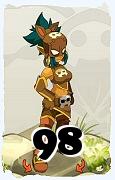 Um personagem do jogo Dofus, Roublard-Ar, de nivel 98