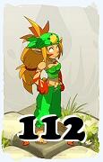 Um personagem do jogo Dofus, Sacrier-Ar, de nivel 112