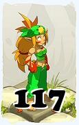 A Dofus character, Sacrier-Air, by level 117