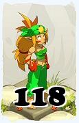 Un personnage du jeu Dofus, Osamodas-Air, au niveau 118