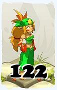 Um personagem do jogo Dofus, Sacrier-Ar, de nivel 122