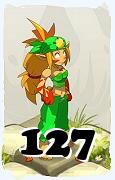 Um personagem do jogo Dofus, Cra-Ar, de nivel 127