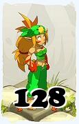 Um personagem do jogo Dofus, Sacrier-Ar, de nivel 128