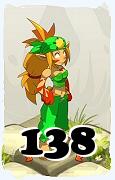 Um personagem do jogo Dofus, Sacrier-Ar, de nivel 138