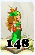 Un personnage du jeu Dofus, Osamodas-Air, au niveau 148