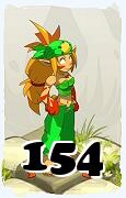 Um personagem do jogo Dofus, Sacrier-Ar, de nivel 154