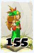 Um personagem do jogo Dofus, Sacrier-Ar, de nivel 155