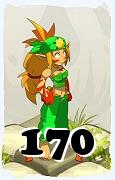 Un personnage du jeu Dofus, Iop-Air, au niveau 170