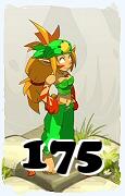 Um personagem do jogo Dofus, Sacrier-Ar, de nivel 175