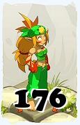 Um personagem do jogo Dofus, Sacrier-Ar, de nivel 176