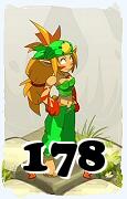 Um personagem do jogo Dofus, Sacrier-Ar, de nivel 178