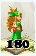 Um personagem do jogo Dofus, Sacrier-Ar, de nivel 180