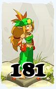 A Dofus character, Sacrier-Air, by level 181