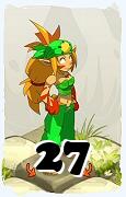 A Dofus character, Sacrier-Air, by level 27