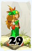 Un personnage du jeu Dofus, Zobal-Air, au niveau 29