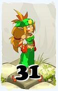 A Dofus character, Sacrier-Air, by level 31