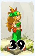 Um personagem do jogo Dofus, Sacrier-Ar, de nivel 39