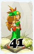 Um personagem do jogo Dofus, Sacrier-Ar, de nivel 41