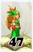 A Dofus character, Sacrier-Air, by level 47