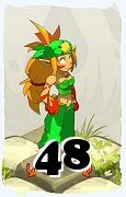 Um personagem do jogo Dofus, Sacrier-Ar, de nivel 48