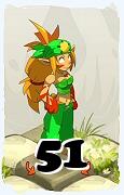 Un personnage du jeu Dofus, Sadida-Air, au niveau 51