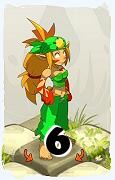 A Dofus character, Sacrier-Air, by level 6