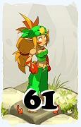 A Dofus character, Sacrier-Air, by level 61