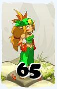 Um personagem do jogo Dofus, Sacrier-Ar, de nivel 65