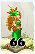 Um personagem do jogo Dofus, Sacrier-Ar, de nivel 66