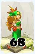 Um personagem do jogo Dofus, Sacrier-Ar, de nivel 68