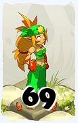 Un personnage du jeu Dofus, Féca-Air, au niveau 69