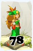 Um personagem do jogo Dofus, Sacrier-Ar, de nivel 78