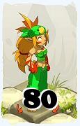 A Dofus character, Sacrier-Air, by level 80