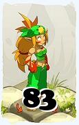 Um personagem do jogo Dofus, Sacrier-Ar, de nivel 83