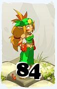 Um personagem do jogo Dofus, Sacrier-Ar, de nivel 84